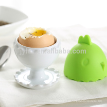 Made in China Werbegeschenk Keramik Eierbecher mit bleiben-warmen Silikon Deckel